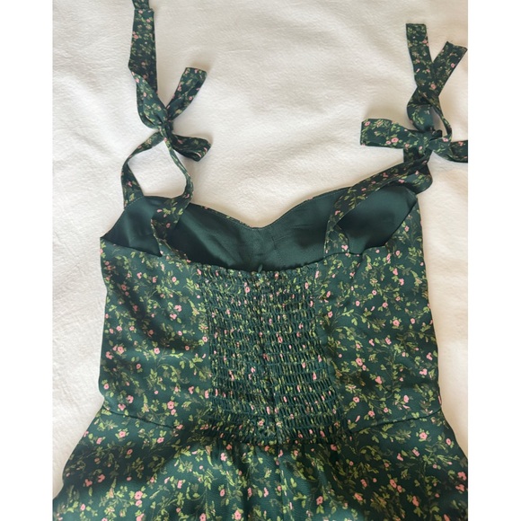 Reformation Niara Mini Dress in the Coriander Floral  Size: 4 - Picture 8 of 12